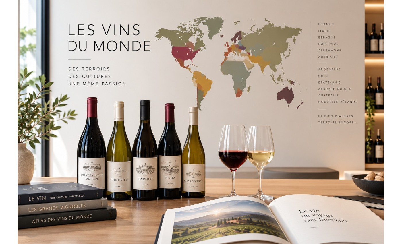 Soirée dégustation le 6 novembre : Vins du monde